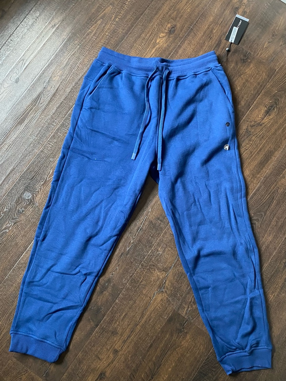 Men's Drawstring Jogger Pants in Cobalt Blue